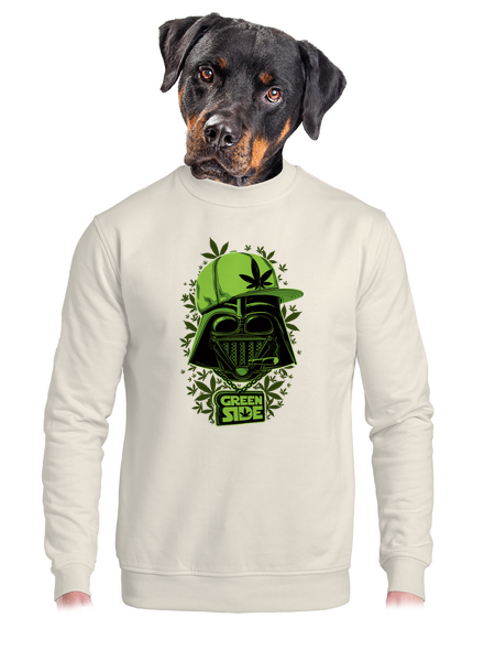 Green Side unisex mikina bez kapuce Off White