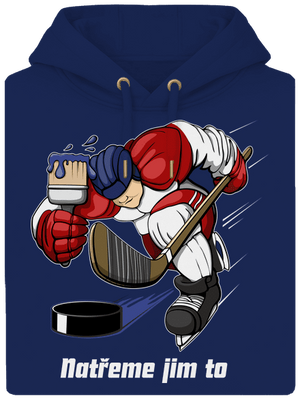Natřeme jim to - Hokej unisex mikina premium Navy