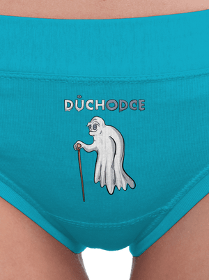 Duch důchodce dámské kalhotky Turquoise
