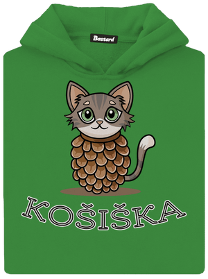 Košiška dětská mikina klokanka Kelly Green AWD