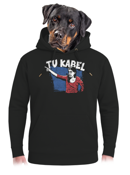 Tukabel unisex mikina premium Dark Black