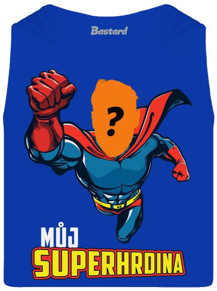 Můj superhrdina pánské tílko Royal Blue