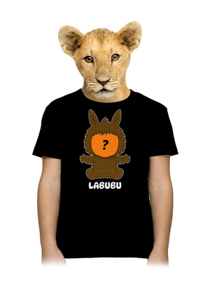 Labubu dětské tričko Black