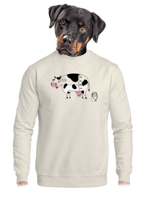 unisex mikina bez kapuce