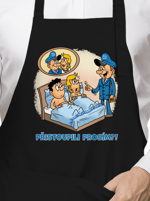 Přistoupili zástěra Black