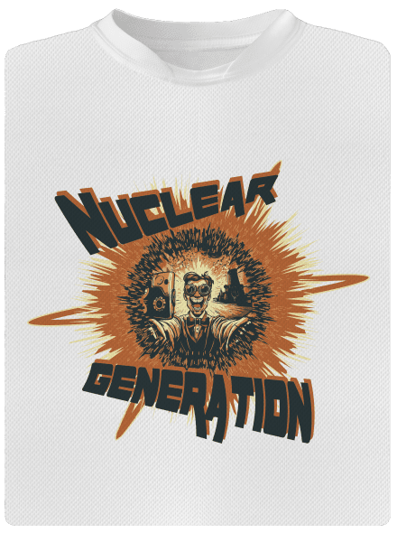 Nuclear generation 2 dětské sportovní tričko White