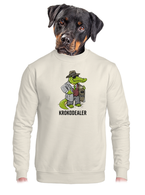 unisex mikina bez kapuce
