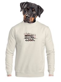 unisex mikina bez kapuce