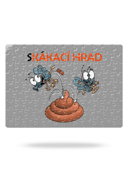 Skákací hrad puzzle White