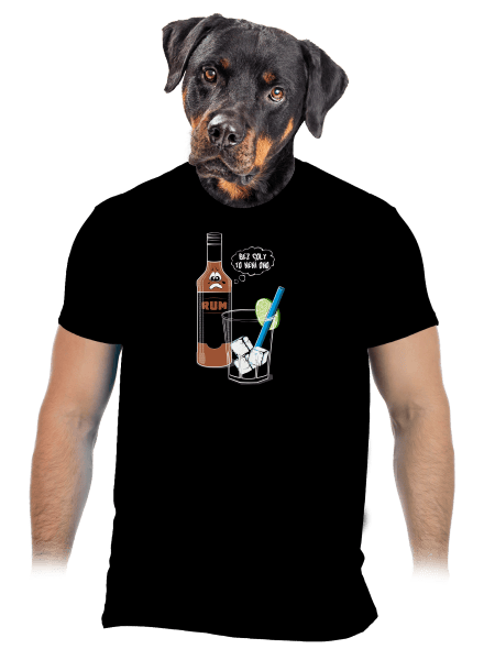 Rum a Cola pánské tričko Black