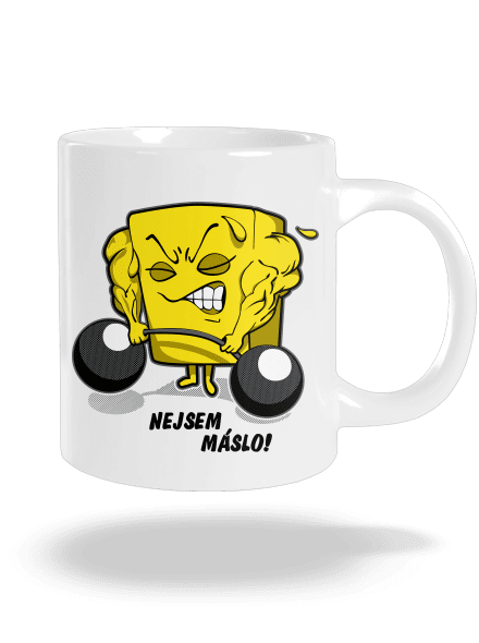 Nejsem máslo velký hrnek White