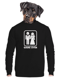 unisex mikina bez kapuce