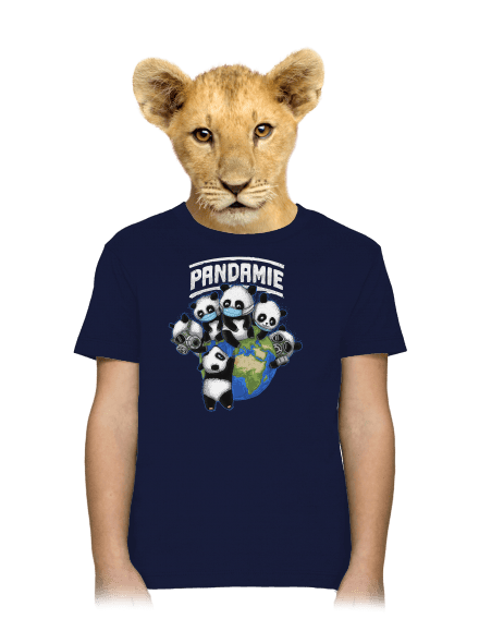Pandamie dětské tričko Navy