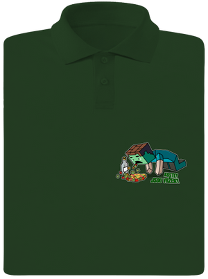 Kostky jsou vrženy pánská polokošile Bottle Green Mal