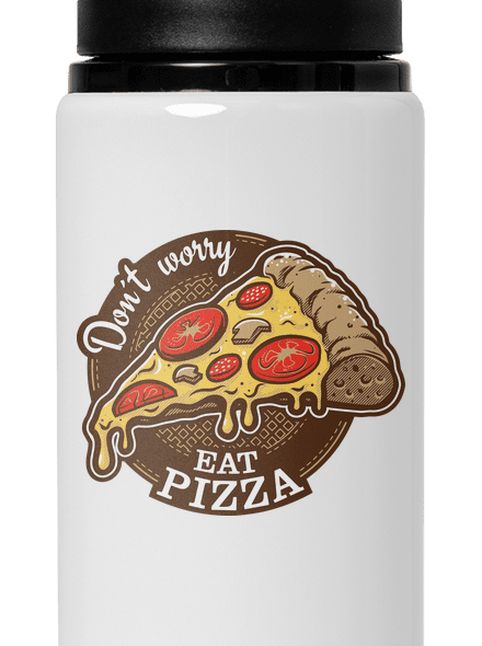 Pizza lahev na vodu White