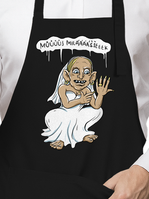 Snubní milášek zástěra Black