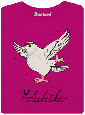 Holubička dámské tričko Fuchsia Red