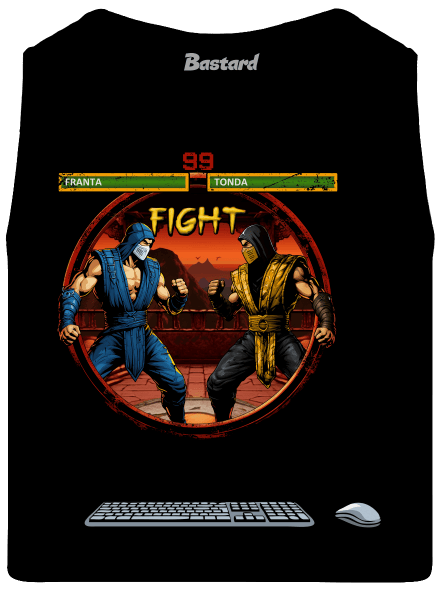 B17: Mortal Kombat pánské tílko Black