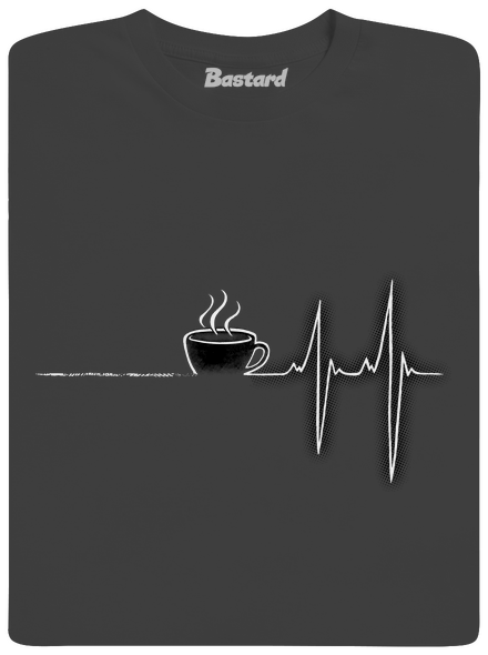 Coffee help pánské dlouhý rukáv Dark Grey