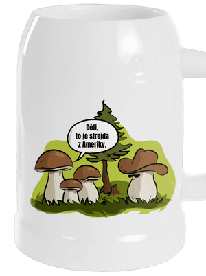 Strejda z Ameriky půllitr White