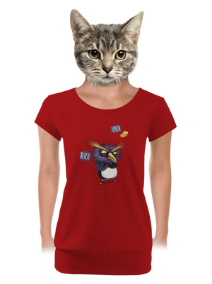 dámské tričko s lemem