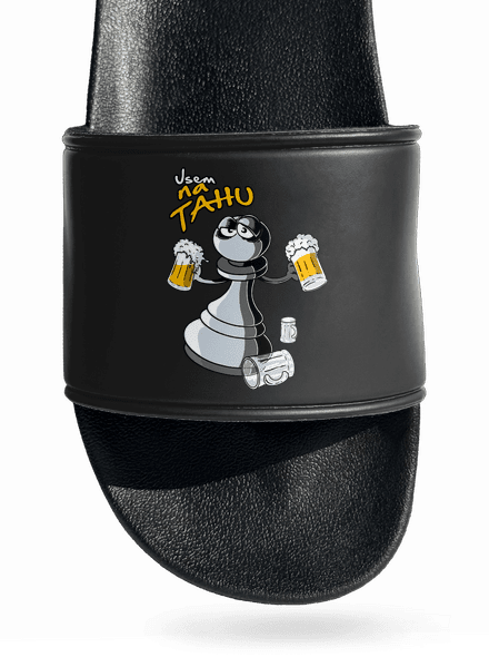 Na tahu pantofle Black