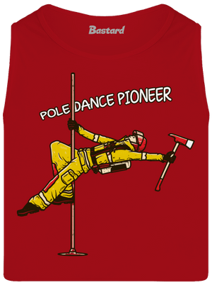 Pole Dance Pioneer pánské tílko Red