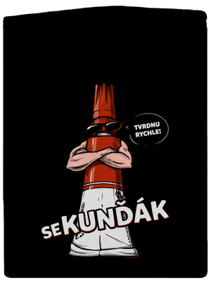 Sekunďák dámská mikina na zip Black