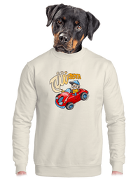 unisex mikina bez kapuce