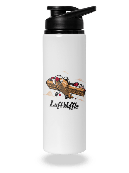 Luftwaffle lahev na vodu White