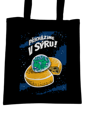 Přicházíme v sýru taška Black