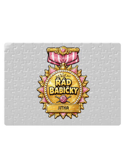 Řád babičky puzzle White