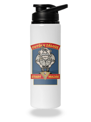 Starý mazák lahev na vodu White
