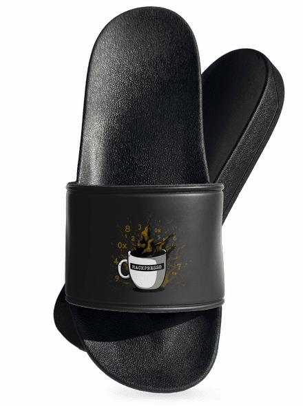 Hackpresso  pantofle Black