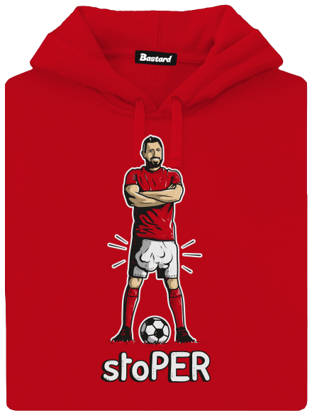 Stoper pánská mikina klokanka Red