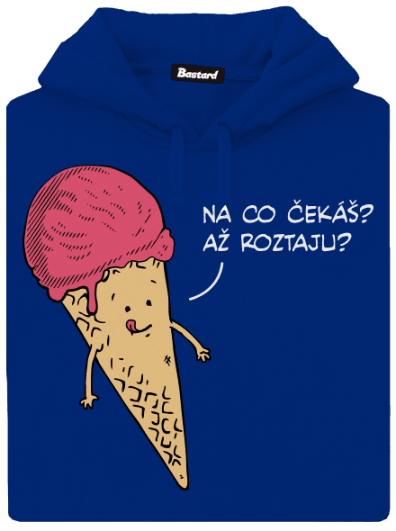 Zmrzlina dámská mikina klokanka Royal Blue Mal