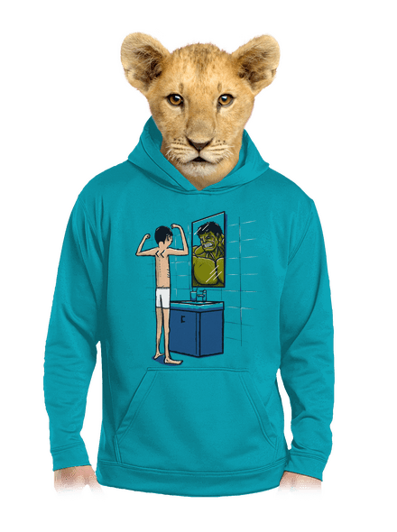 Hulk dětská mikina klokanka Hawaiian Blue