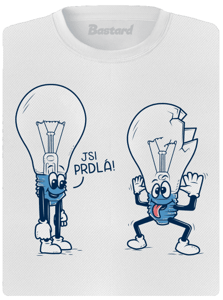 Prdlá dámské sportovní tričko White