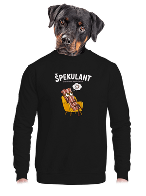 unisex mikina bez kapuce