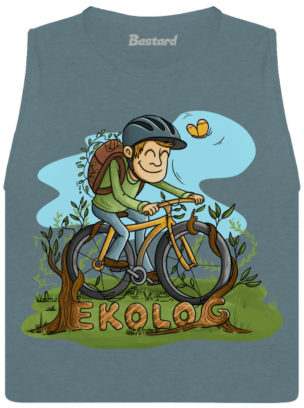Ekolog dámské tílko volné Heather Deep Teal