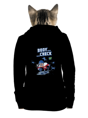 Body check dámská mikina na zip Black