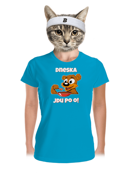 Dneska jdu po o dámské sportovní tričko Blue Atol