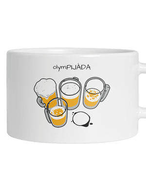 Pijáda hrnek makronka White