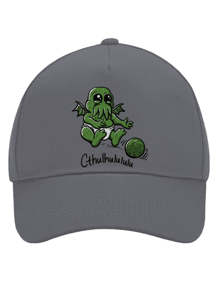 Cthulhululu kšiltovka baseballka Graphite grey