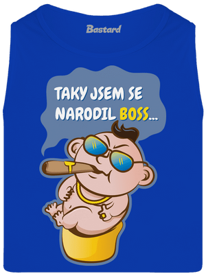 Boss pánské tílko Royal Blue