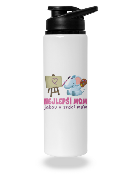 Nejlepší mom lahev na vodu White