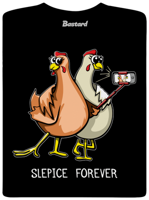 Slepice forever dětské tričko Black
