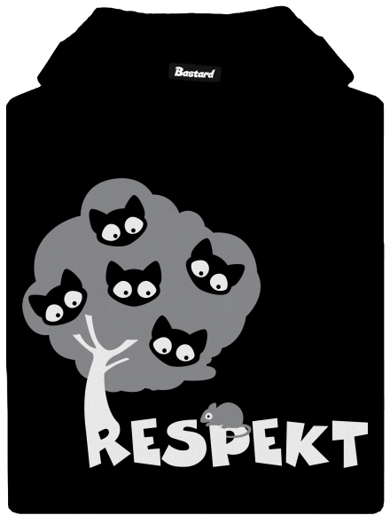 Respekt dámská mikina klokanka Black
