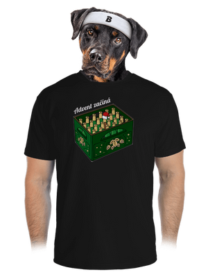 Advent začíná pánské sportovní tričko Black