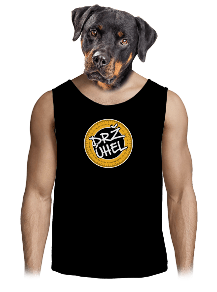 Drž úhel pánské tílko Black